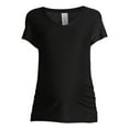 thumbnail image 7 of Time and True Women's Maternity Short Sleeve V-Neck T-Shirt, 7 of 7