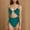 Light Blue, variant on UTSJKR Womens One Piece Swimsuit Tummy Control Bathing Suit Sexy Flattering Cheeky High Cut Out Cute Ladies Swimwear Army Green M