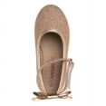 thumbnail image 6 of Kensie Girl Little Kids Ballerina Flats, Rose Gold, 13, 6 of 8