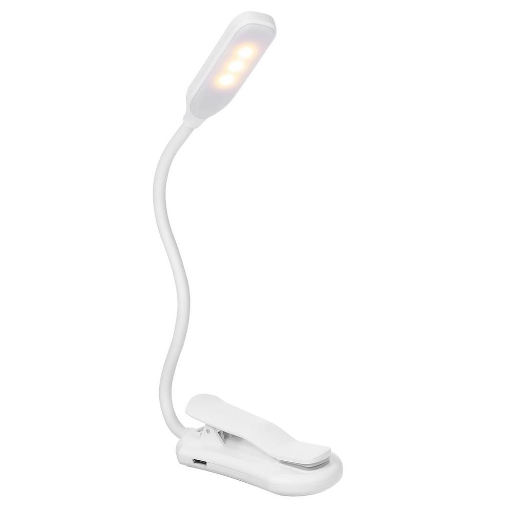 Ksruee Clip Desk Lamp Eye Protection Book Light Dimmable EyeCaring