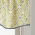 thumbnail image 3 of Curtainworks Morocco Scallop Valance Gold, Indoor, 100% Polyester, 58"W x 14"L, 1 Piece, Adult, 3 of 5