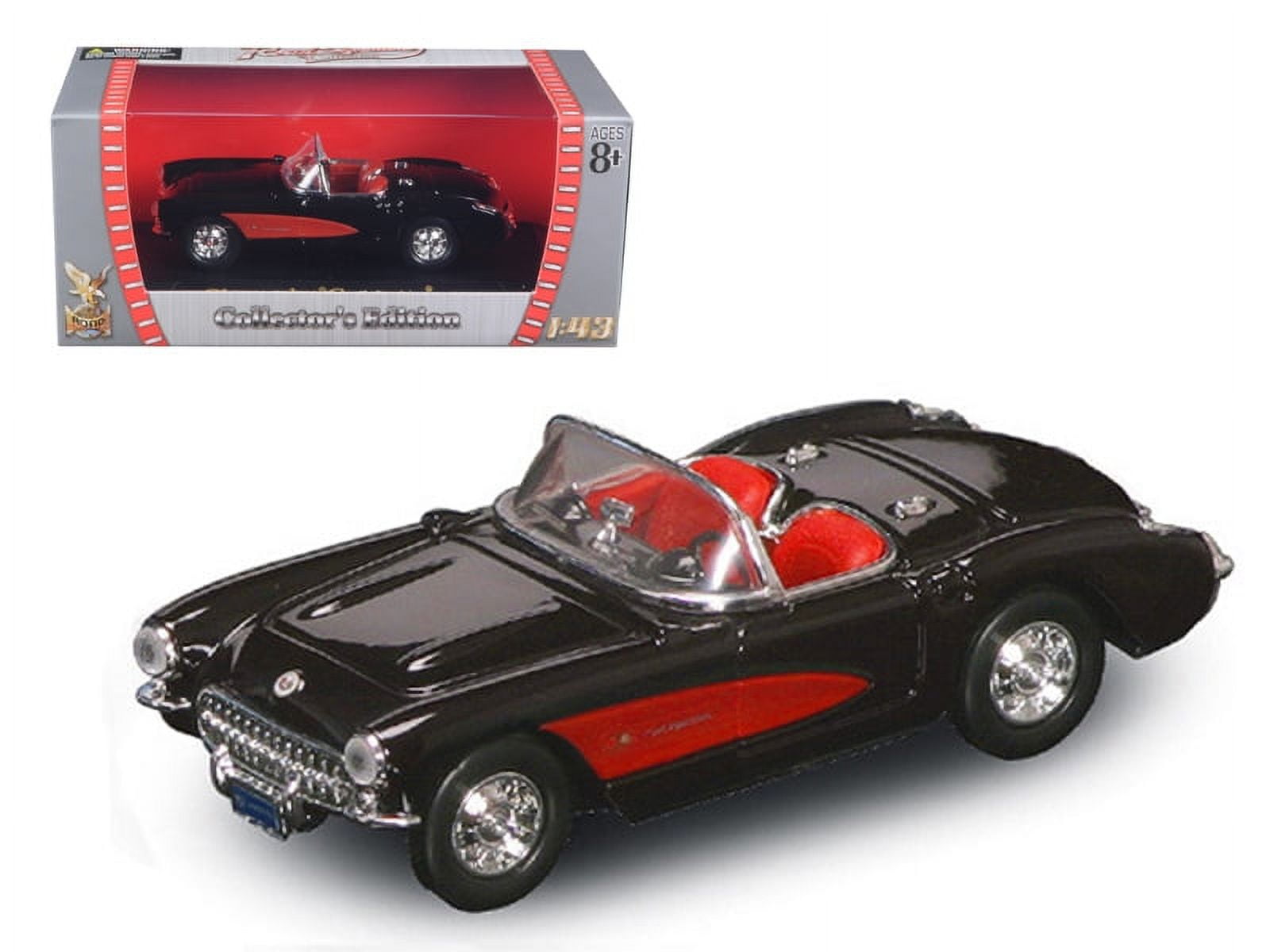 Road Signature 94209bk 1957 Chevrolet Corvette Black 1-43
