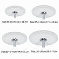 thumbnail image 7 of 65-180cm Waterproof Round Transparent Elastic Edged Table Cover PVC Simple Convient Kitchen Catering Protector Tablecloth (A), 7 of 7