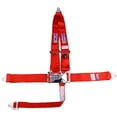 thumbnail image 2 of RJS Racing Equipment 1125404 5-Point Latch and Link Racing Harness Red, 2 of 2