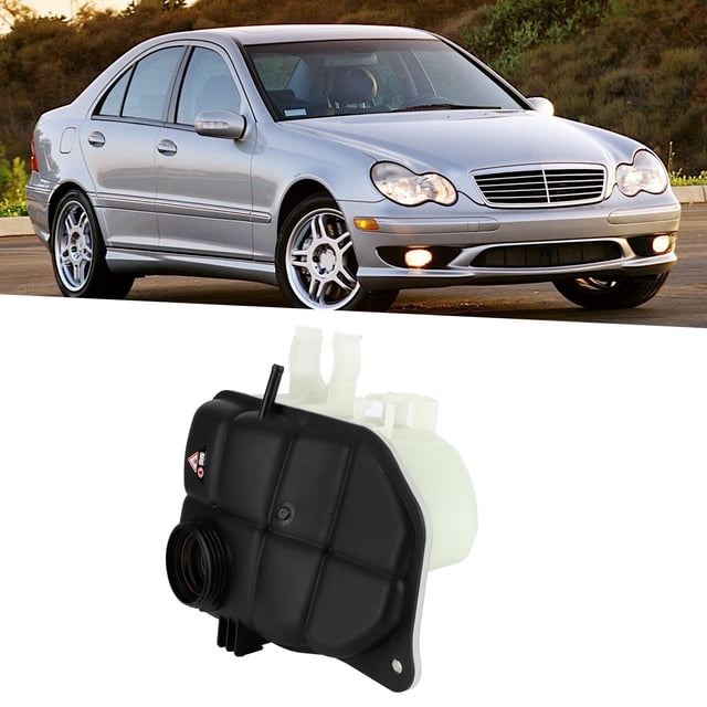 Qiilu Thermostat de Voiture Pièces Auto Réservoir de Refroidisseur Récupération Expansion Réservoir 2035000049 Compatible avec CClass W203 S203 CL203