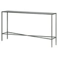 thumbnail image 5 of Henn&Hart 55" Gunmetal Gray Metal Console Table, 5 of 8