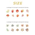 thumbnail image 2 of Assorted Flower Sparkle Sticker Sheet Pack, for Scrapbooking Laptops Journals Art DIY Craft, 120 Stickers, 2 of 5