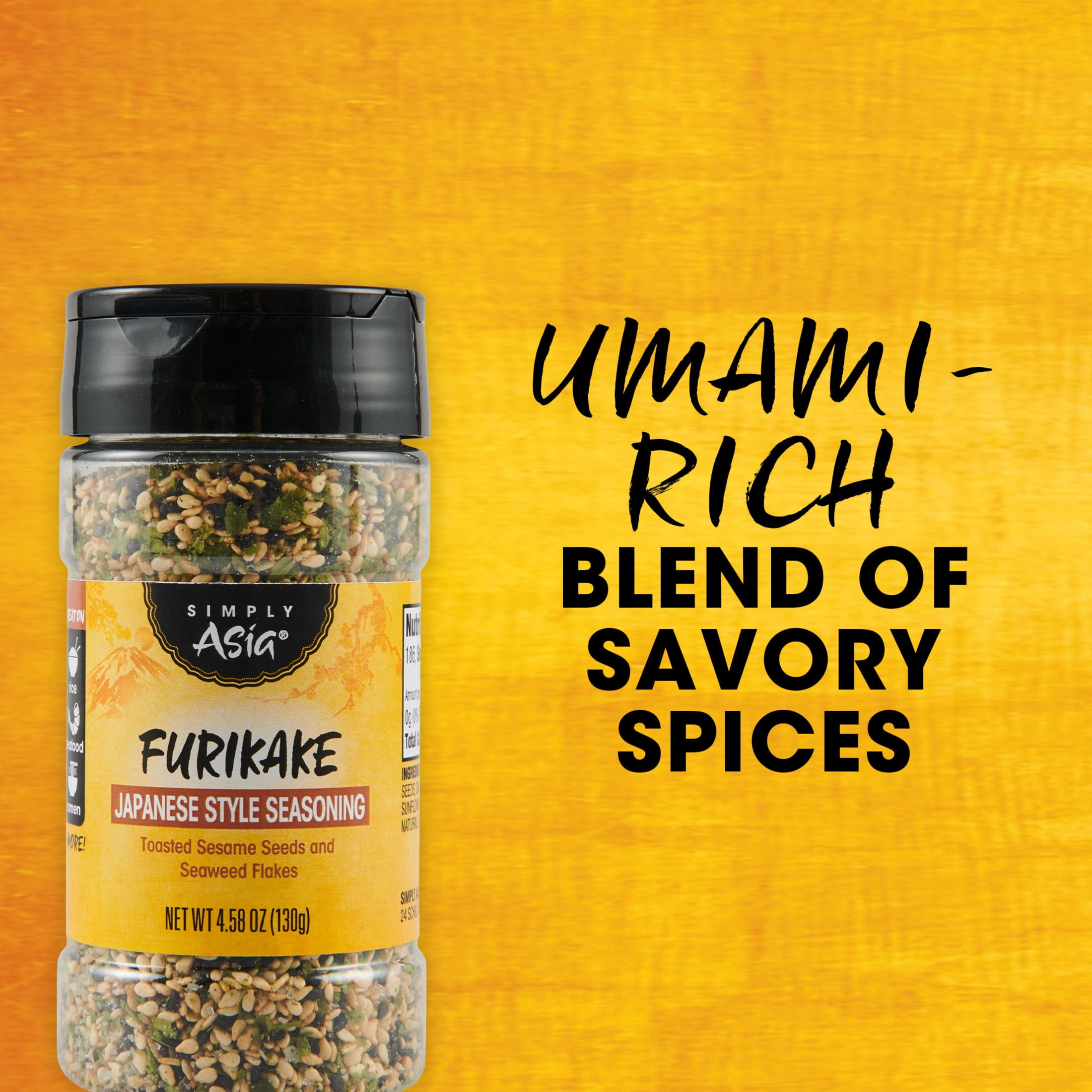 Simply Asia Furikake Japanese Style Seasoning, 4.58 oz Bottle