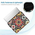 thumbnail image 2 of FORMRS 15-15.6 inch Laptop Sleeve Case Soft Carrying Quilted Computer Bag Cover, Colorful Floral Pattern, 2 of 7