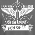 thumbnail image 3 of CafePress - I Play With Scissors For - Mens Comfort Colors Shirt, 3 of 5