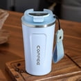 thumbnail image 1 of HLONK Stainless Steel Vacuum Insulated - Coffee Travel Mug Spill Proof with Lid - Coffee Cups for Keep Hot/Ice Coffee Tea and Beer, 1 of 4