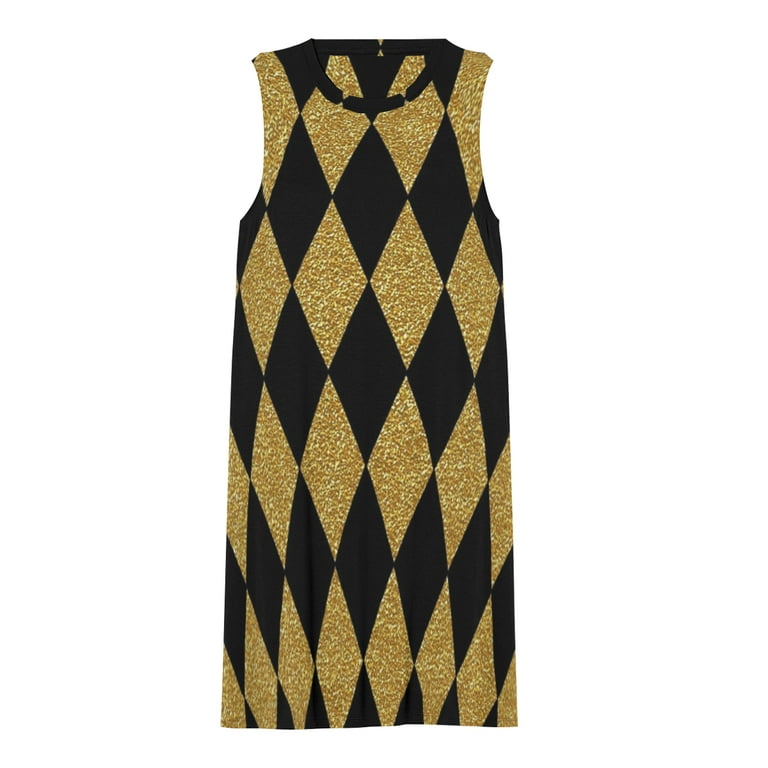black and gold t shirt dress Addicted To Black Sequin Tee Dress – Nebulosa Boutique main image 1