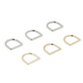 thumbnail image 3 of D Shaped Buckle Clips,120Pcs Metal D Rings D Shaped Buckle Metal D Rings Masterfully Created, 3 of 5