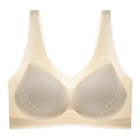 

Gzwccvsn Traceless Back Bra With Ultra-thin Ice Silk And No Steel Ring Gathered On The Bra To The Auxiliary Breast And Back Bra Bra Bra Bra
