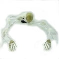 thumbnail image 2 of 5.00In White Skull Spider, Plastic, Fabric & Wire, Spooky Cd8265, 2 of 3