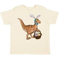 thumbnail image 3 of Inktastic Easter Velociraptor with Bunny Ears Boys or Girls Toddler T-Shirt, 3 of 5