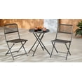 thumbnail image 1 of HOMETRENDS 3-Piece Patio Folding Bistro Set, 1 of 8