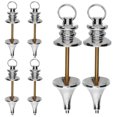 thumbnail image 4 of 6 piezas de péndulo de radiestesia de metal de cobre, colgante de péndulo de adivinación para sanación, equilibrio de chakras, meditación, adivinación y radiestesia., 4 of 7