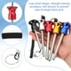 thumbnail image 3 of Pasador de peso Uxcell con cuerda de tracción, pasador selector magnético de gimnasio de 3/8" de diámetro, longitud de 3-1/8" negro, 3 of 7