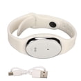 thumbnail image 2 of Reloj repelente de mosquitos ultrasónico recargable por USB, banda repelente de mosquitos ajustable y silenciosa para adultos y niños, color blanco, 2 of 5