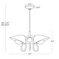 thumbnail image 2 of Regina Andrew 16-1463 Keaton 3 Light 25" Wide Pendant - Nickel, 2 of 6