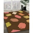 thumbnail image 2 of Ahgly Company Indoor Square Patterned Papaya Orange Area Rugs, 8' Square, 2 of 6
