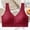 Wine, variant on 5XL/6XL Plus Size Sport Bras for Women Front Closure Widen Straps Stretchy Soft Full Coverage Wireless Supportive Running Yoga Workout Everyday Bralette
