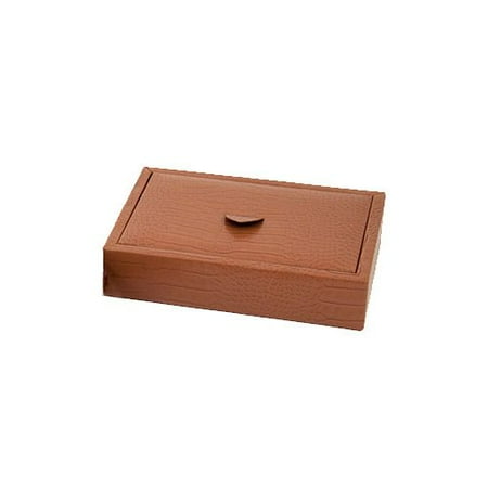 Bey-Berk Croco Accessory Tray
