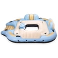thumbnail image 6 of Funsicle Tahoe Party Island 9' Inflatable 4 Person Pool Float with Cup Holders, Multicolor, 6 of 7