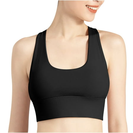 

Women s Strappy Sports Bra Criss Cross Back Seamless Padded Supportive Workout Fitness Yoga Crop Tops Underwear Ladies Clothes