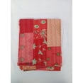 thumbnail image 3 of Patchwork Quilt Kantha Quilt Handmade Vintage Quilts Assorted Bedding Throw Blanket Bedspread Quilting Mixed Hippie Quilts AandETextileHouse, 3 of 4