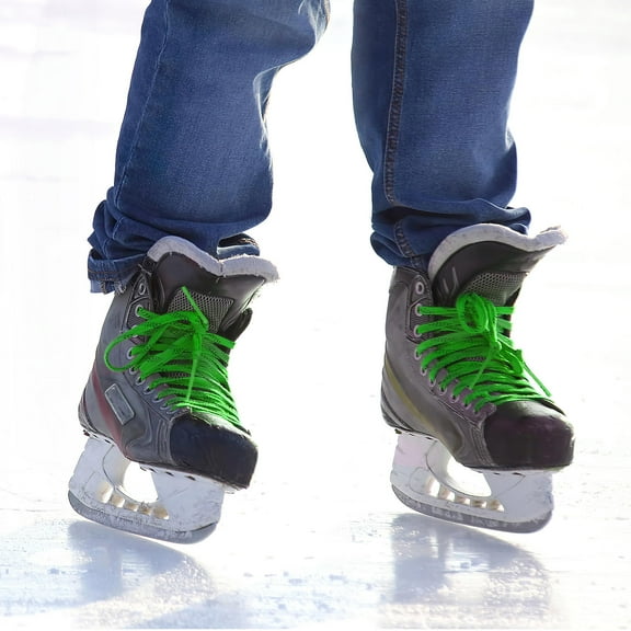 PAMINGONO 1 Pair Shoelaces for Ice Skates Fixed in Place for Hockey Lovers