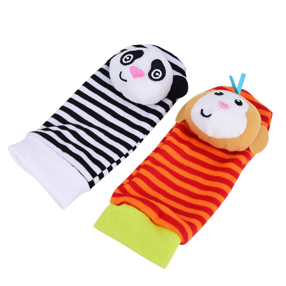 Tebru Baby Rattle Toys, Infant Rattle Socks, Infant Animals Rattle