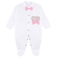 thumbnail image 2 of Lilax Baby Girl Layette Newborn Crown Jewels 4 Piece Gift Set Pink 0-3 Months, 2 of 5