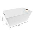 thumbnail image 3 of Hielera Better Homes & Gardens Galvanizada Rectangular con Asas Blanco, 3 of 4