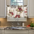 thumbnail image 5 of BZSMCE Set of 2 Pieces Kitchen Window Curtain Fashion Bear Charmin Printed 27x24in/27x36in, 5 of 9