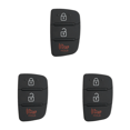 thumbnail image 1 of Car Key Shell Pad 3 Botones Flip Reemplazo remoto para Hyundai (Tipo 2), 1 of 7
