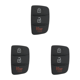 thumbnail image 1 of Reemplazo La Almohadilla Carcasa Llave Remota Del Coche Con Tapa 3 Botones para (tipo 2), 1 of 8