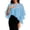 Light Blue, variant on jiaxiM Women Chiffon Sheer Cape Poncho Top Shawl Wraps for Evening Dress Capelets Beach Cover Up Wedding Party