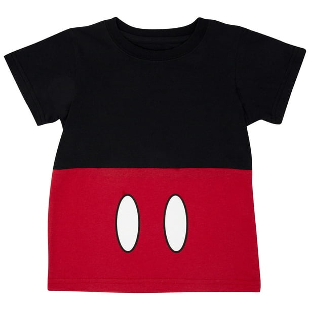 Mickey Mouse Red And Black Toddler Costume T-Shirt-2T - Walmart.com - Walmart.com