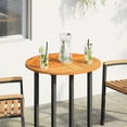 thumbnail image 1 of vidaXL Plateau de Table 70x2 cm Rond en Bois Massif d'Acacia, 1 of 5