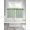 White, variant on Tropical Leaves 2 Panel Kitchen Curtains for Small Windows, Green Monstera Palm Leaf Trees Botanical Bathroom Tier Curtain, Short Window Treatment for Bedroom/Living Room 55"x24"