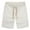 Mens Shorts White, variant on Bermuda Shorts for Men with Pockets Cotton Drawstring Elastic Waist Casual Straight Leg Solid Color Comfort Loungewear Athletic Short