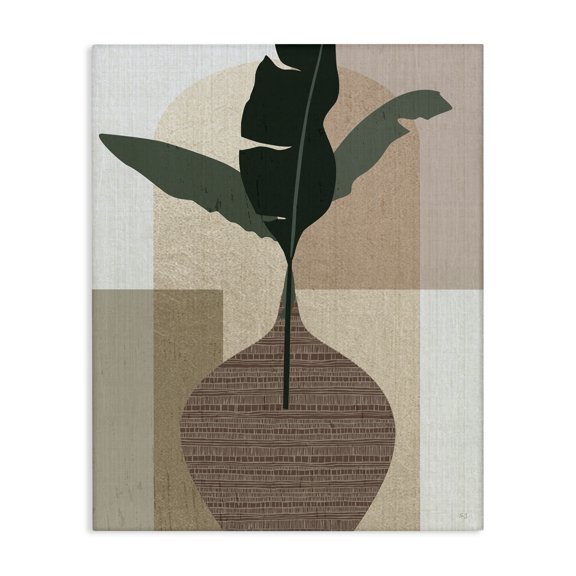 Stupell Industries Bohemian Earth Tones Plant Sprig Canvas Art, 16 x 20, by Susan Jill