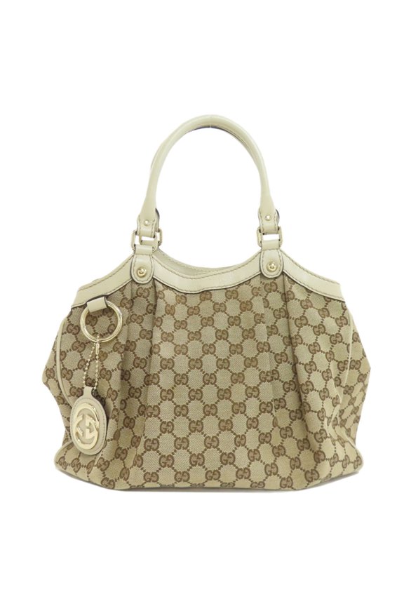Pre-Owned Gucci 211944 Sukey GG Pattern Tote Bag Canvas Women's GUCCI