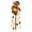 E, variant on Christmas Decorations Solar Christmas House Garden Stake Flowing Gingerbread Candy LED Christmas Garden Light Solar Power Outdoor Garden Stake Christmas Decor for Yard, Lawn & Porch