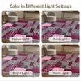 thumbnail image 7 of ODIKA Leopard Bold Pink Contrasting Block Contemporary Print Geometric Easy Care Kids Safe for Small Living Room, Playroom, Bedroom, 7 of 7
