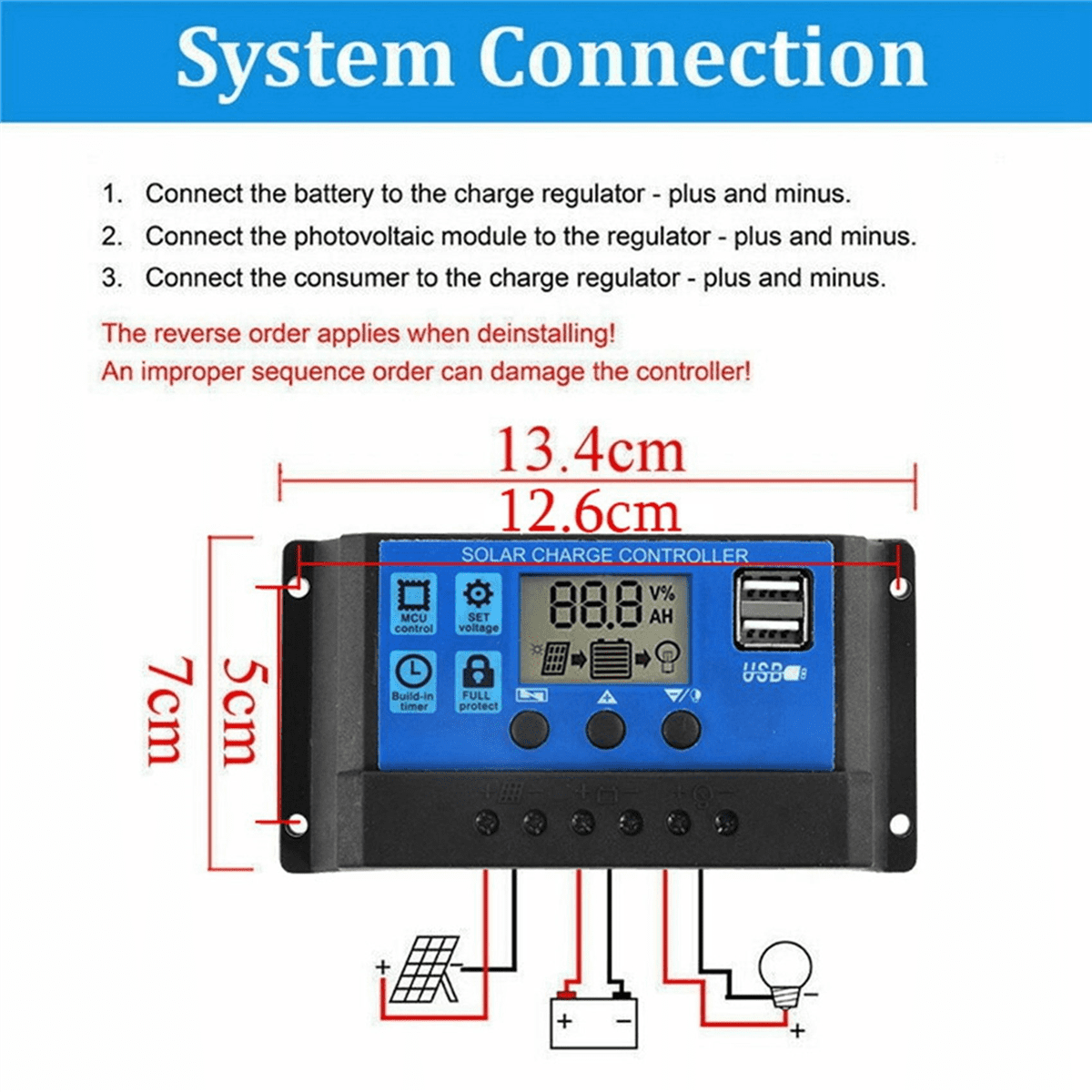 3X 15W Solar Panel 12-18V Solar Cell Solar Panel for Phone RV Car MP3 PAD Charger Outdoor Battery Supply B