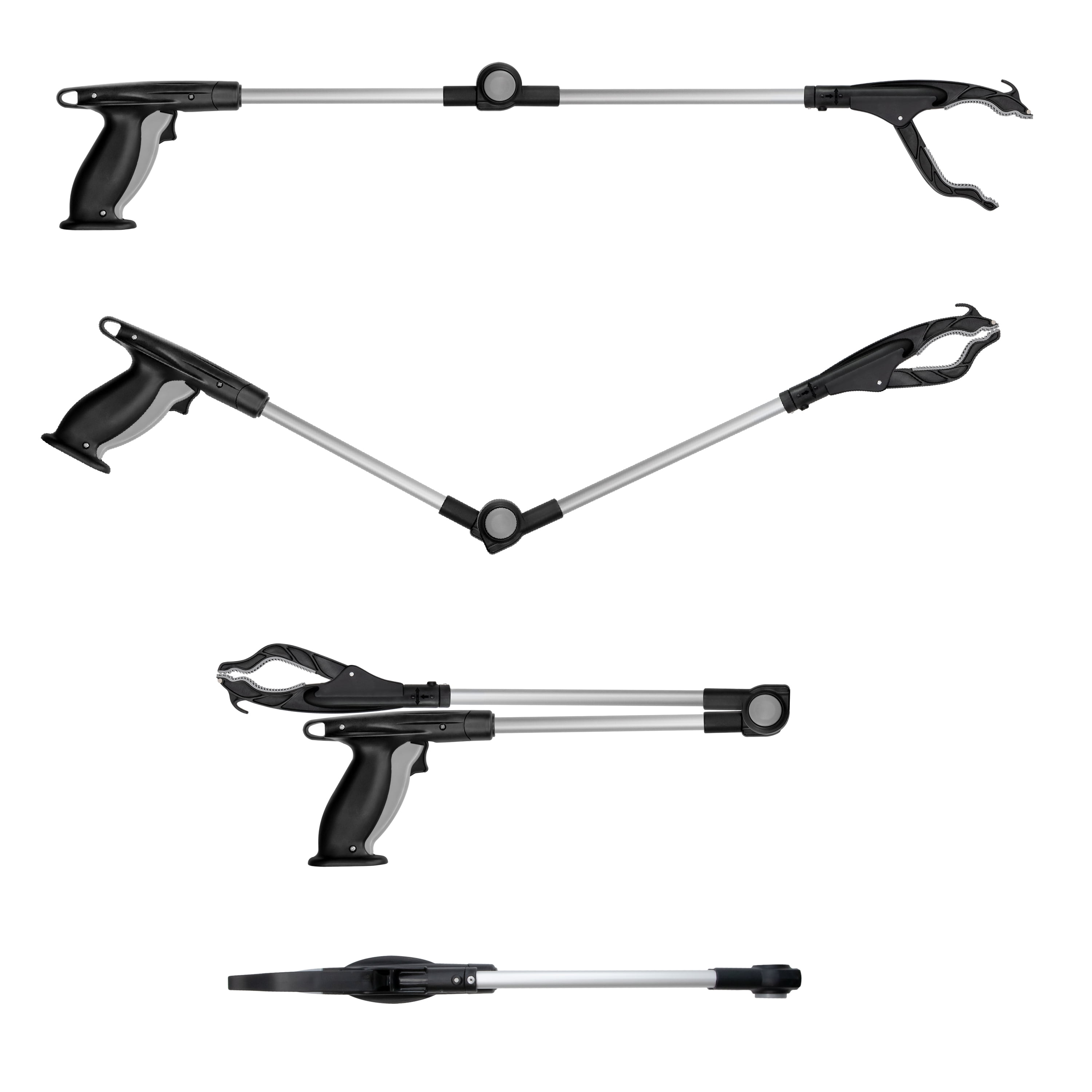 Equate 32-Inch Folding Reacher Grabber Tool  Lightweight Mobility Aid