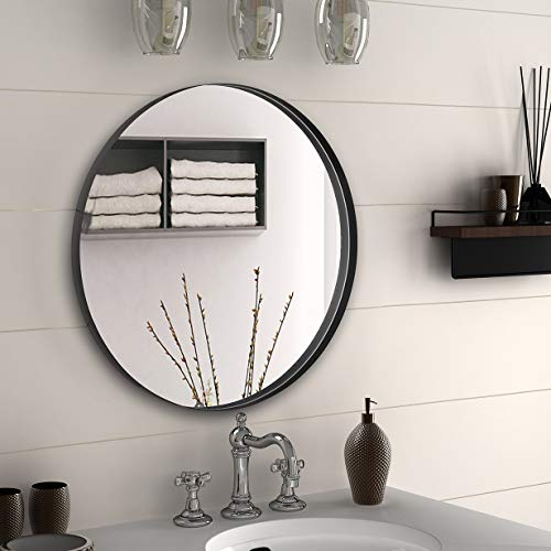 NXHOME Circle MetalFrame Wall Mirror Bathroom Decorative Wall